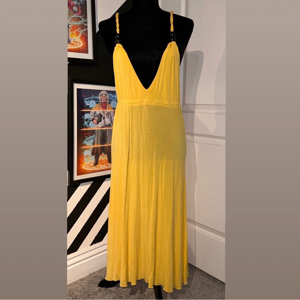 Jenny Han - Spiral Strap Tie Back Midi Dress - Women’s Size Medium